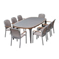 Eetkamertafel met Acht Stoelen - Modern Design en Comfortabel